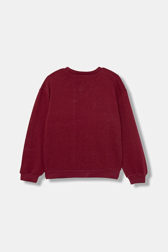 United Colors of Benetton felpa in cotone bambino/a 3J68C10Q0.G.seasonal granata AW25