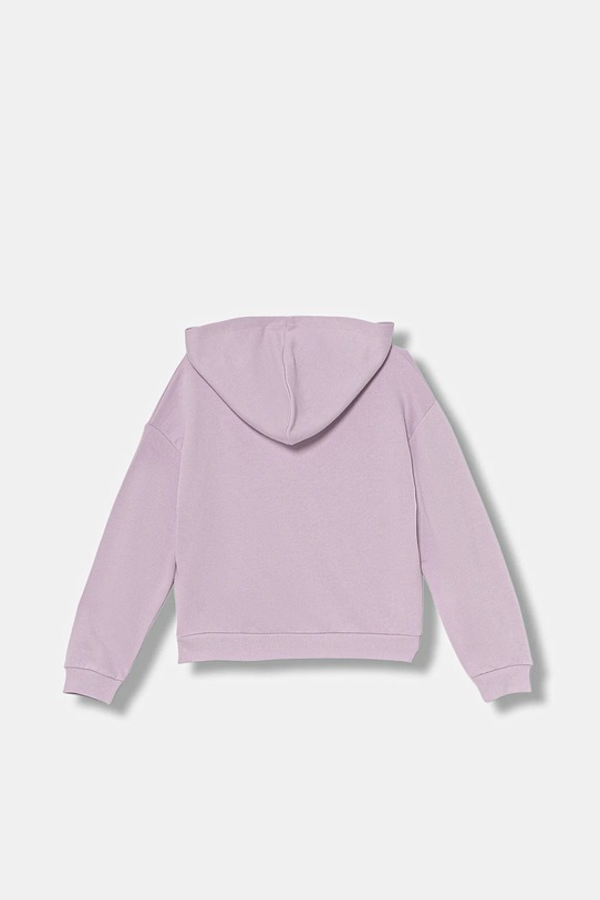 United Colors of Benetton bluza bawełniana dziecięca 3J68C204W.G.seasonal fioletowy AW25