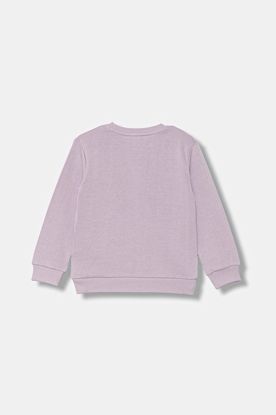 United Colors of Benetton bluza bawełniana dziecięca 3J68G10K3.P.seasonal fioletowy AW25