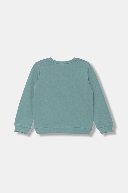 United Colors of Benetton bluza bawełniana dziecięca 3J68G10K3.P.seasonal turkusowy AW25