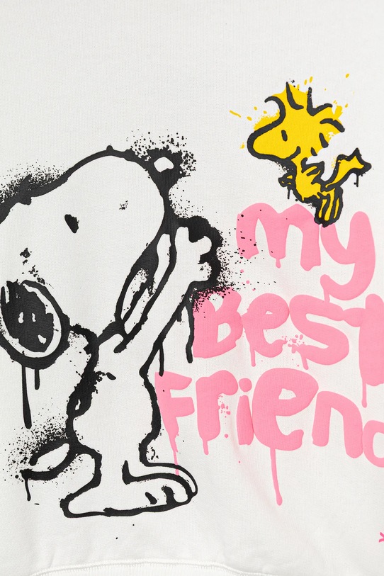 DÍVKA Dětská bavlněná mikina United Colors of Benetton 3J70C10R3.G.seasonal béžová