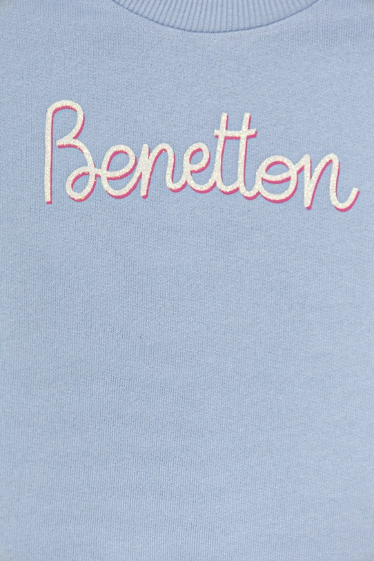 Dziewczynka United Colors of Benetton bluza bawełniana 3J70G10JR.P.seasonal niebieski
