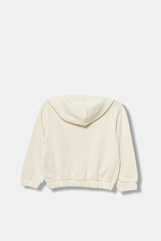 United Colors of Benetton hanorac de bumbac pentru copii 3J68G503W.P.seasonal bej AW25