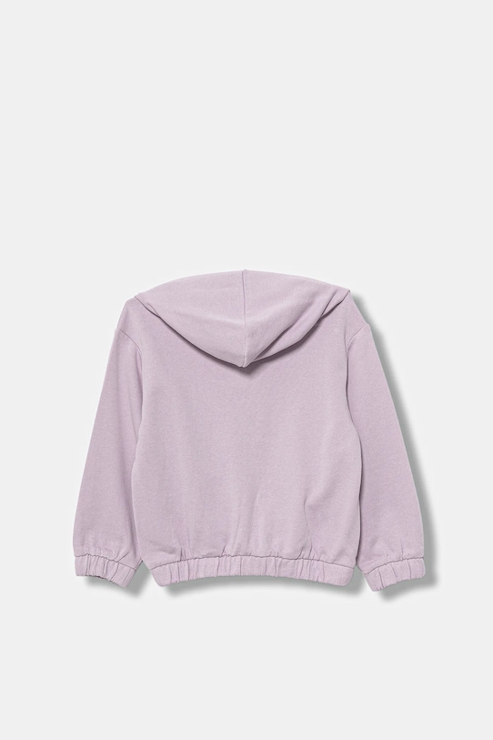 United Colors of Benetton bluza bawełniana dziecięca 3J68G503W.P.seasonal fioletowy AW25