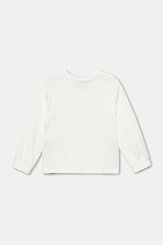 Детская хлопковая кофта United Colors of Benetton 3J70G10KG.P.seasonal белый AW25