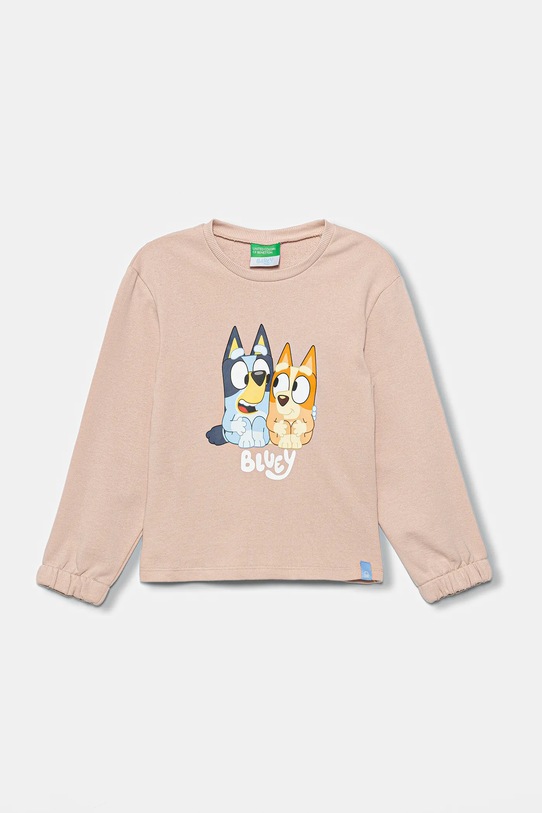 Дитяча бавовняна кофта United Colors of Benetton бавовна рожевий 3J70G10KG.P.seasonal