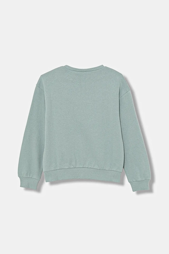 Detská bavlnená mikina United Colors of Benetton 3UNIC10Q6.G.seasonal tyrkysová AW25