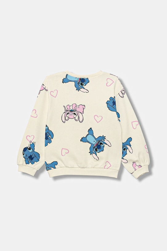 Detská bavlnená mikina United Colors of Benetton 3UNPG10KD.P.seasonal béžová AW25