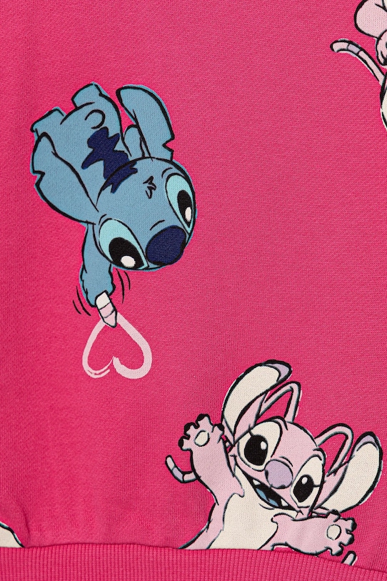 Дівчинка Дитяча бавовняна кофта United Colors of Benetton 3UNPG10KD.P.seasonal рожевий