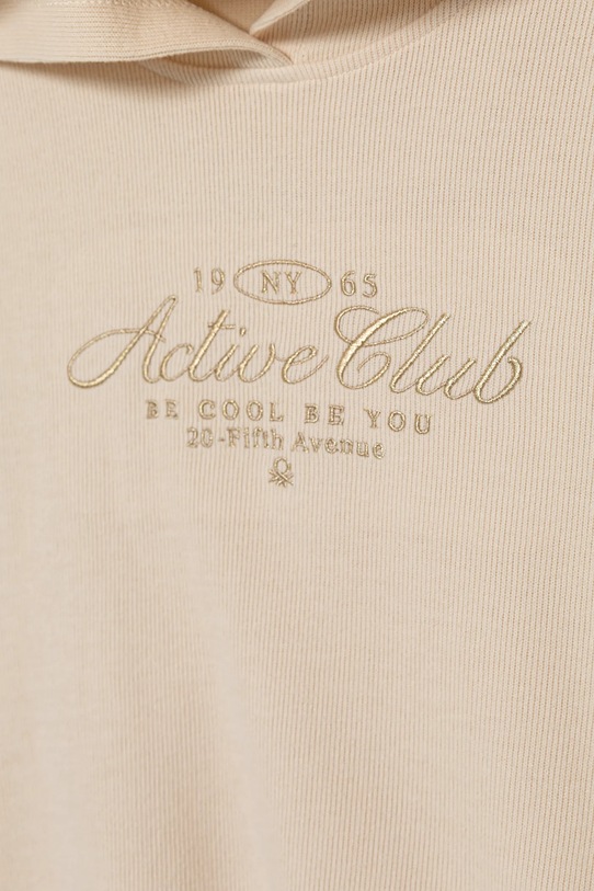 Dziewczynka United Colors of Benetton bluza dziecięca 3UODC204X.G.seasonal beżowy