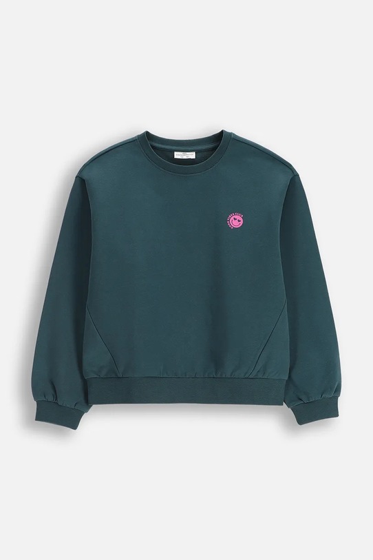 Coccodrillo bluza dziecięca z elastanem zielony ZC5132101VGA