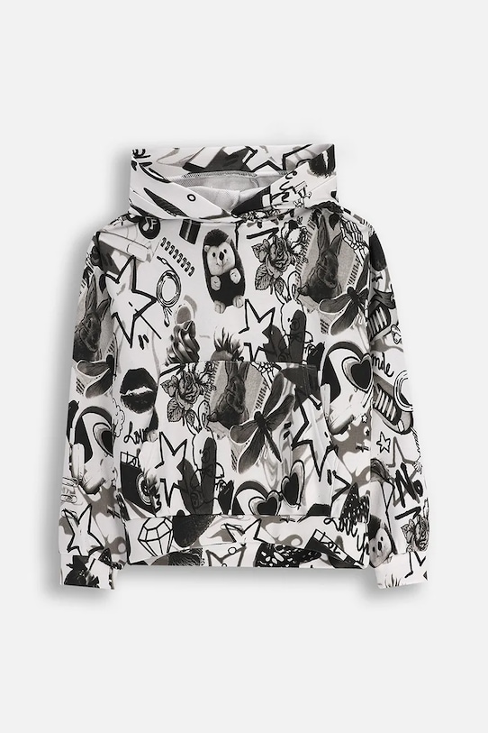 Detská mikina Coccodrillo ZC5132301CGJ čierna AW25