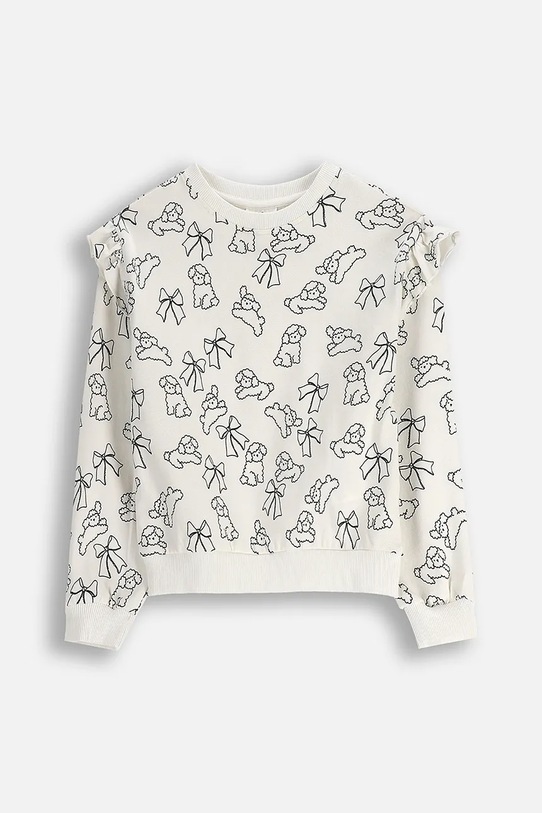 Detská mikina Coccodrillo s elastanom biela ZC5143104FGK