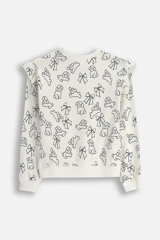 Detská mikina Coccodrillo ZC5143104FGK biela AW25