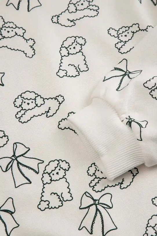 Detská mikina Coccodrillo biela ZC5143104FGK