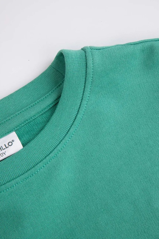 Coccodrillo bluza bawełniana dziecięca zielony ZC5132101RGJ