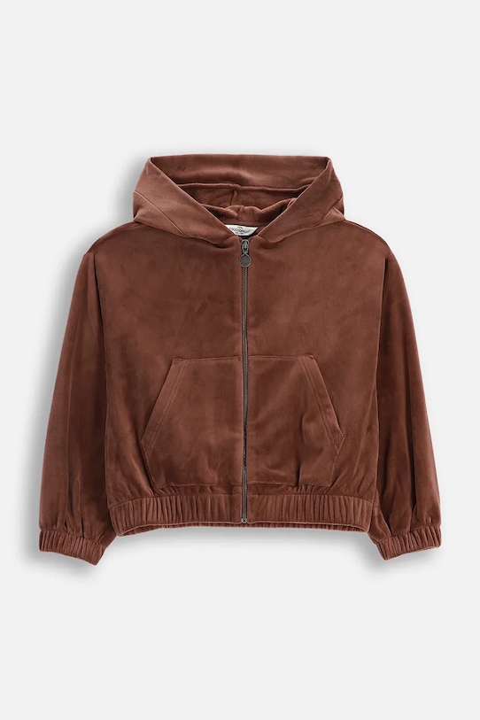 Кофта Coccodrillo с капюшоном коричневый ZC5132402CGJ