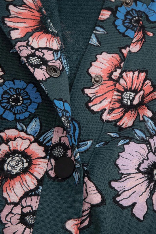Coccodrillo bluza bawełniana dziecięca zielony ZC5132201FGJ