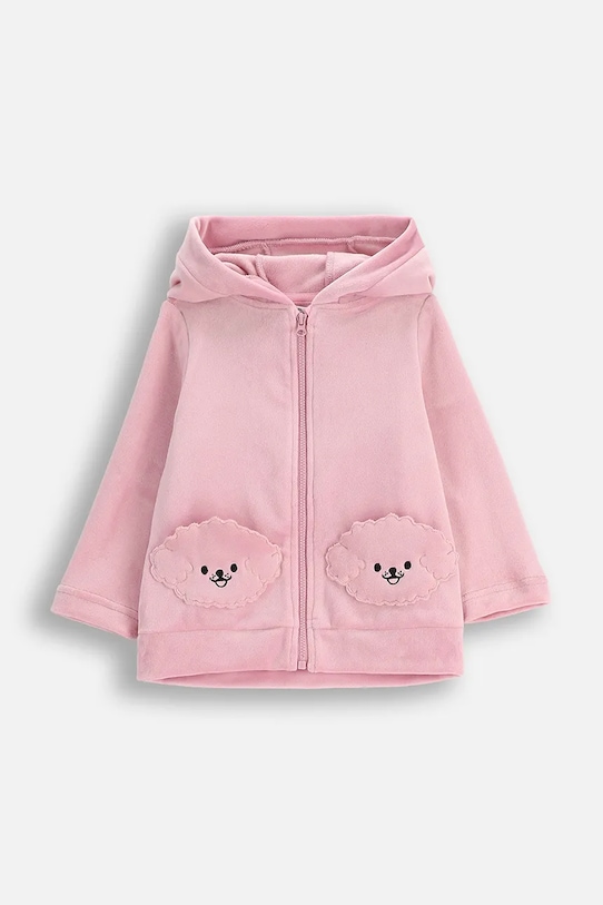 Mikina Coccodrillo s kapucňou ružová ZC5132401HGN