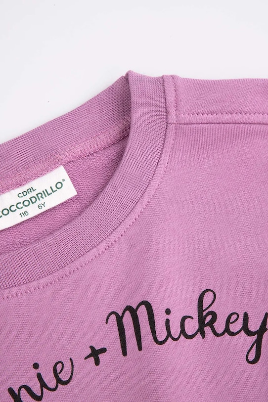 Dziewczynka Coccodrillo bluza dziecięca ZC5132104LGD różowy