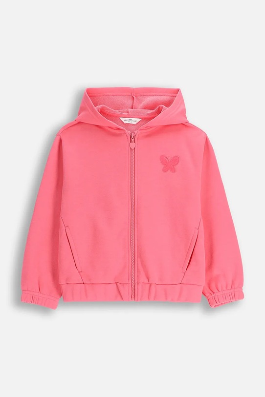 Coccodrillo bluza dziecięca z kapturem różowy ZC5132401RGK