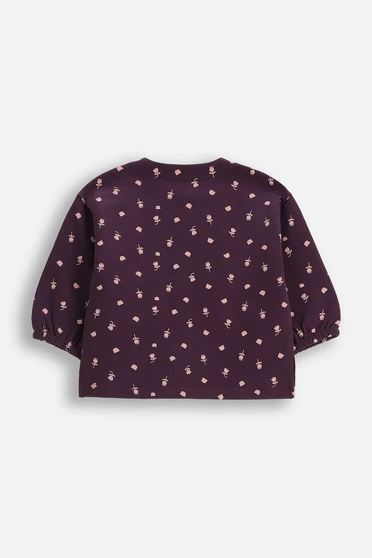 Mikina pre bábätká Coccodrillo ZC5132201TGN fialová AW25