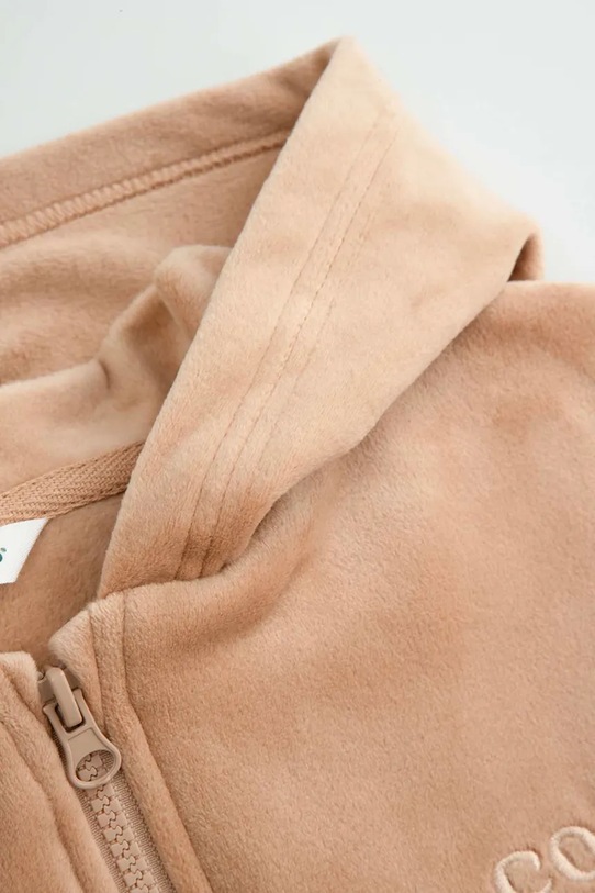 Dziewczynka Coccodrillo bluza bawełniana dziecięca ZC5132401WGJ beżowy