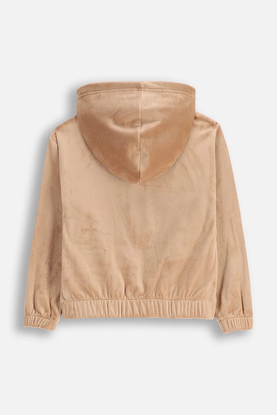 Detská bavlnená mikina Coccodrillo ZC5132401WGK béžová AW25