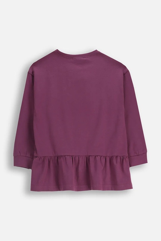 Dziewczynka Coccodrillo longsleeve dziecięcy ZC5143104WGK fioletowy