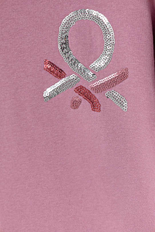 Dievča Detská mikina United Colors of Benetton 39M2C505O.G.Seasonal ružová