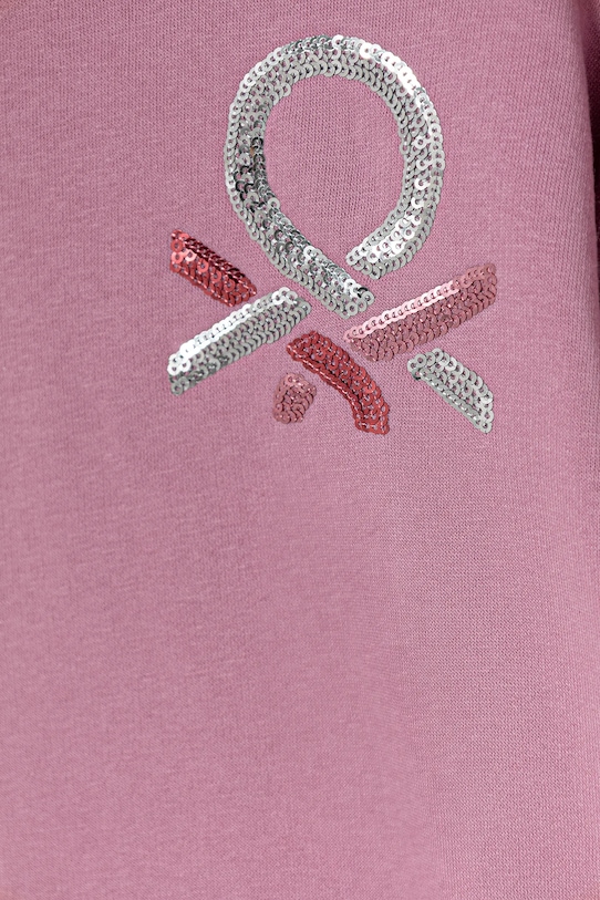 Dziewczynka United Colors of Benetton bluza dziecięca 39M2C505O.G.Seasonal różowy