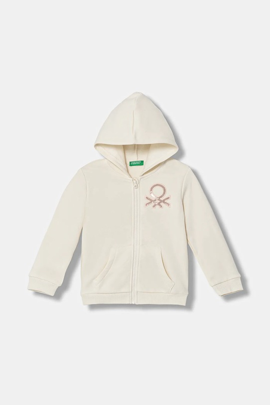 United Colors of Benetton bluza dziecięca wzorzyste beżowy 39M2G5045.P.Seasonal