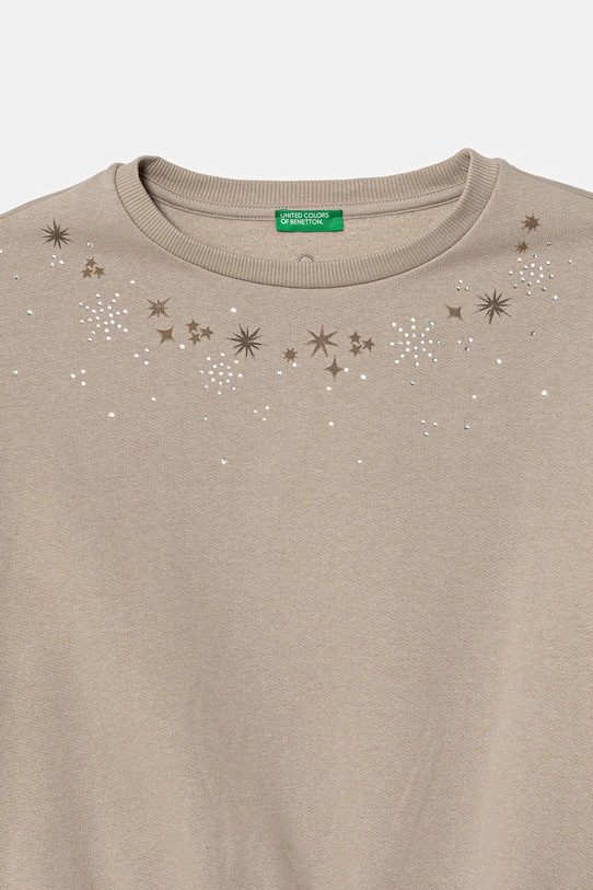 Dziewczynka United Colors of Benetton bluza dziecięca 3J73C10RA.G.Seasonal beżowy