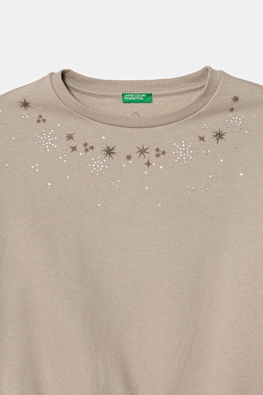 Djevojčice Dječja dukserica United Colors of Benetton 3J73C10RA.G.Seasonal bež