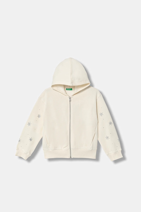 Παιδική μπλούζα United Colors of Benetton απλικέ μπεζ 3J73C505R.G.Seasonal