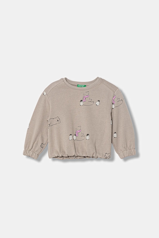 United Colors of Benetton bluza niemowlęca pozostałe brązowy 3TIKG10LE.P.Seasonal
