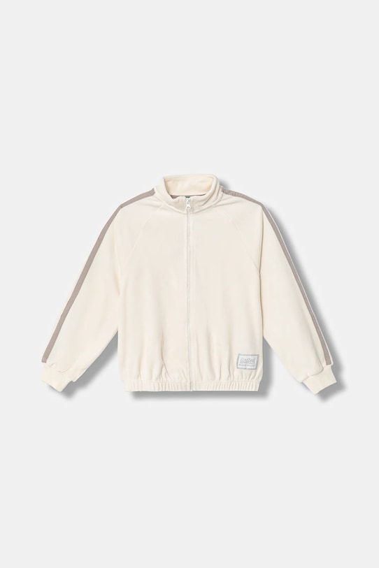Παιδική μπλούζα United Colors of Benetton απλικέ μπεζ 3UAPC505Q.G.Seasonal