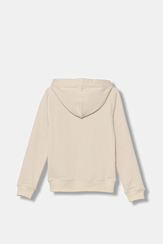Calvin Klein Jeans hanorac de bumbac pentru copii IU0IU00266.128.170.9BYA bej AW25