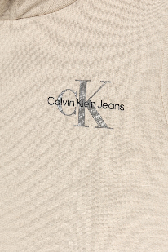 Băieți Calvin Klein Jeans hanorac de bumbac pentru copii IU0IU00266.128.170.9BYA bej