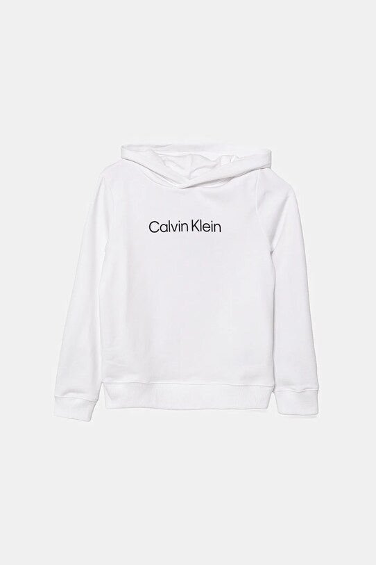 Calvin Klein Jeans bluza bawełniana bawełna biały IU0IU00679.128.176.9BYA