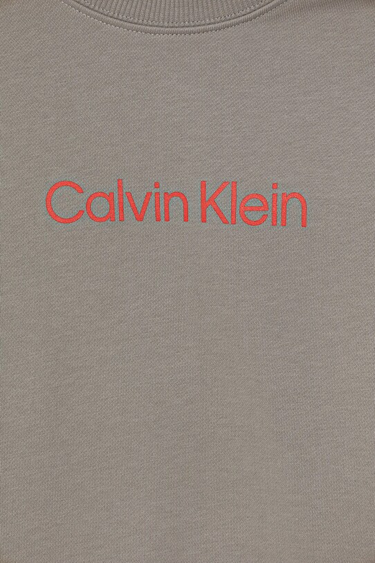 Хлопчик Дитяча бавовняна кофта Calvin Klein Jeans IU0IU00680.9BYA сірий