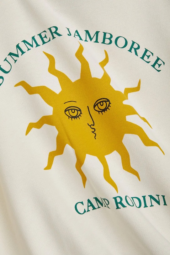 Mini Rodini bluza bawełniana dziecięca Sun 2562010811 beżowy