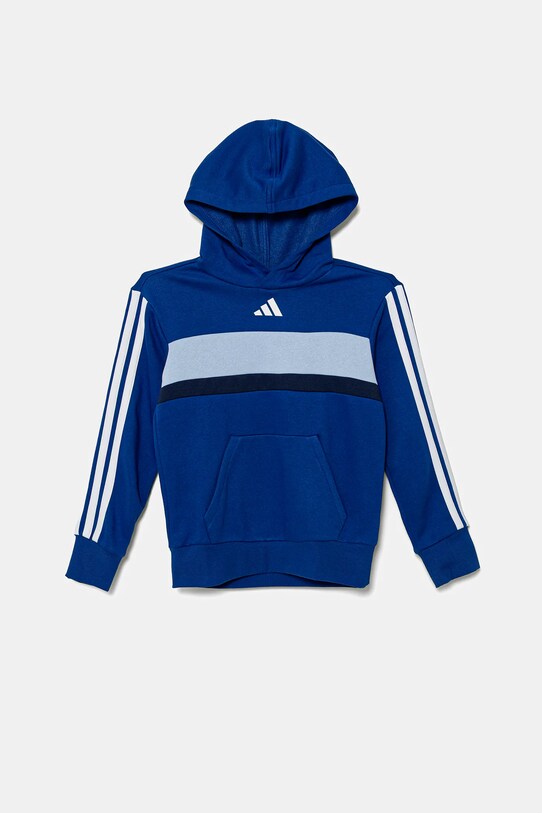 Dětská mikina adidas s kapucí modrá JC7481
