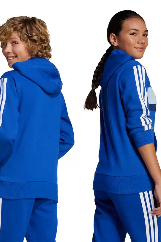 Detská mikina adidas JC7481 modrá