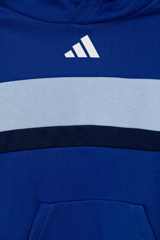 CHLAPEC Dětská mikina adidas JC7481 modrá