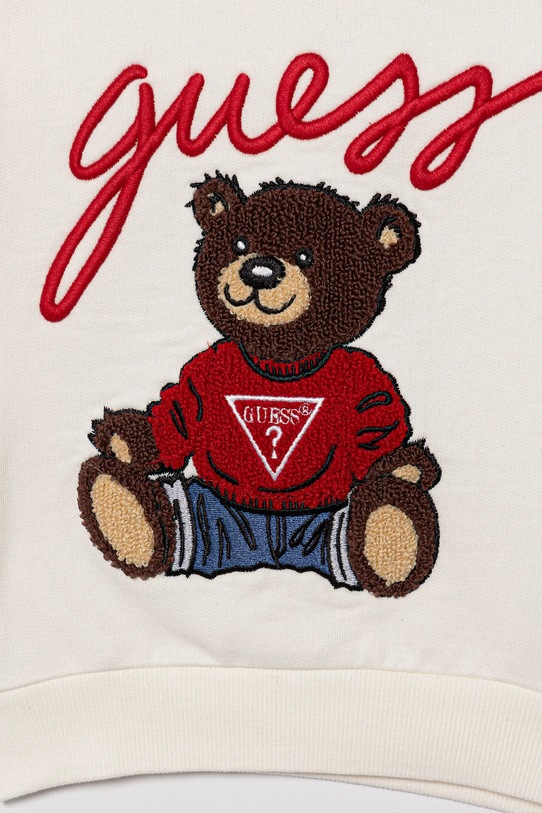 Chłopiec Guess bluza bawełniana dziecięca H5YT00.KAX74.9BYA beżowy