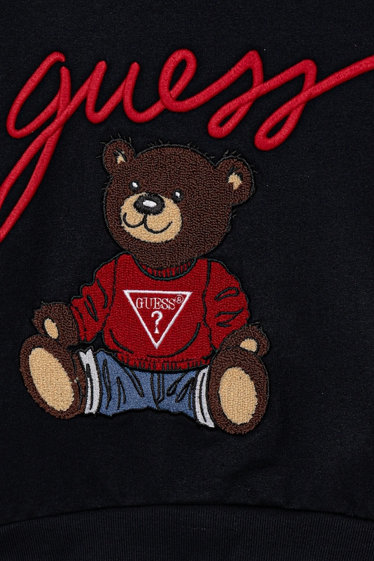 Αγορίστικα Παιδική βαμβακερή μπλούζα Guess H5YT00.KAX74.9BYA σκούρο μπλε