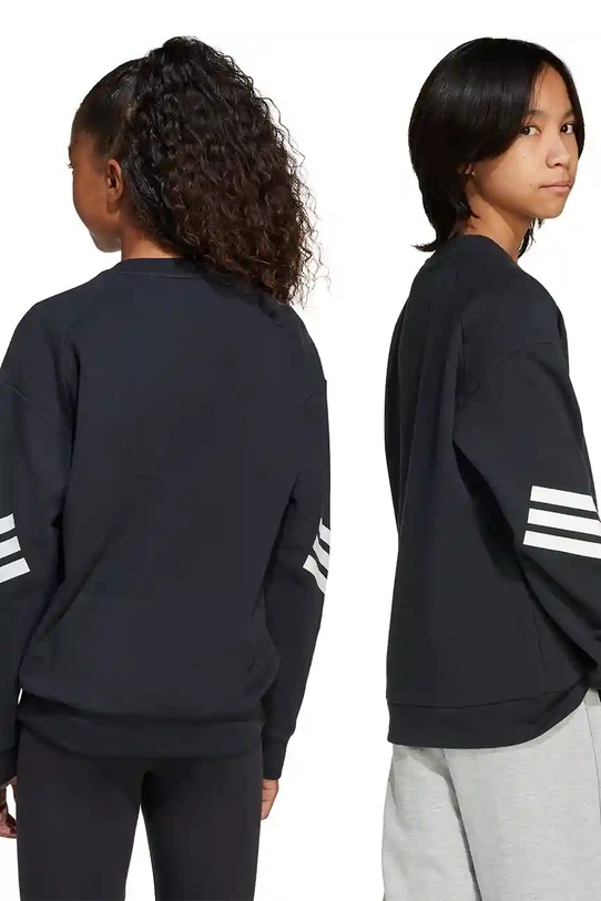 Dětská mikina adidas JC7503 černá