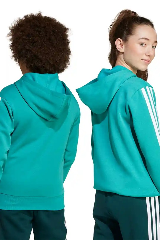 adidas bluză copii JN2244 turcoaz