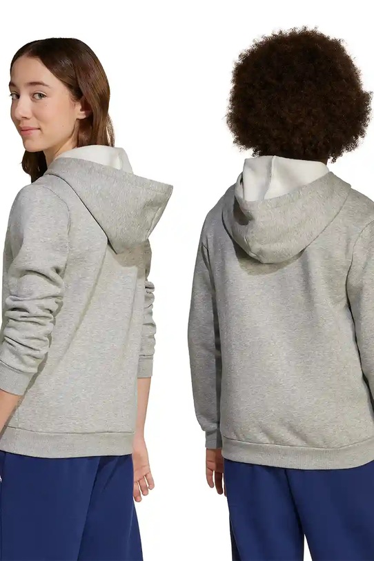 Detská mikina adidas JV7336 sivá